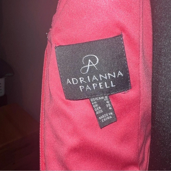 Adrianna Papell - Strapless Printed Sheath Dress size 0 ❤️ - Picture 6 of 11